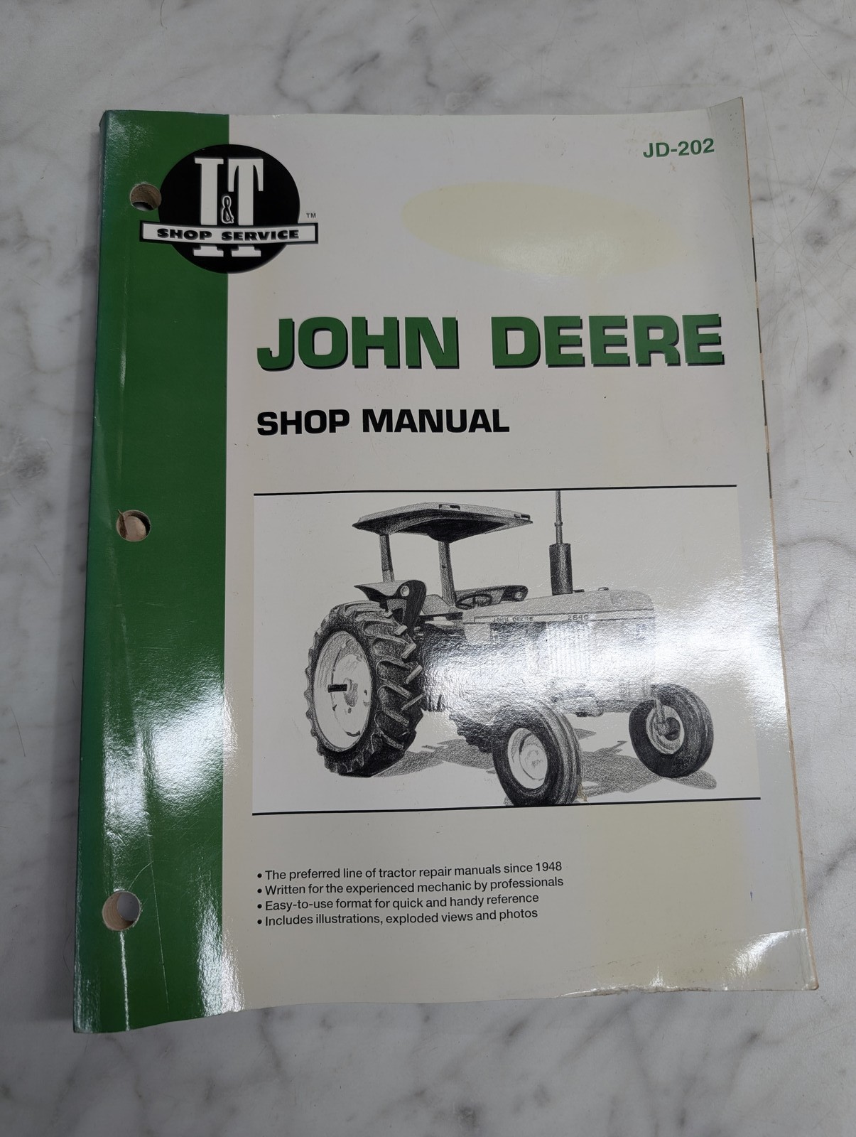 John Deere Jd-202 Shop Manual I&T Ih Service Repair Maintenance Shop Book