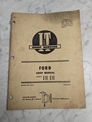 Ford Shop Manual 8000 9000 8600 9600 8700 9700 It Manual Service Repair Fo-37