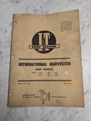 International Harvester Shop Manual Series B-275 354 364 384 424 444 2424 Ih-45
