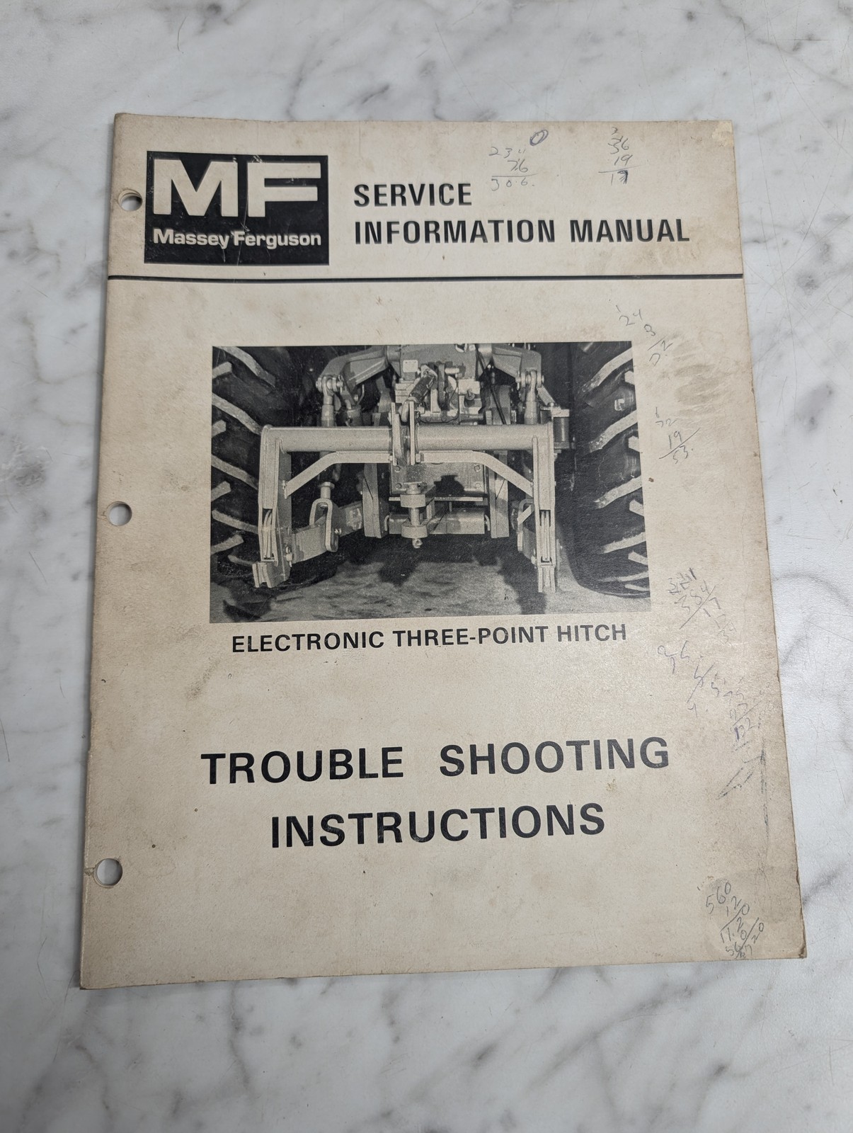 Trouble Shooting Massey Ferguson Information Manual Electronic Three Point Hitch