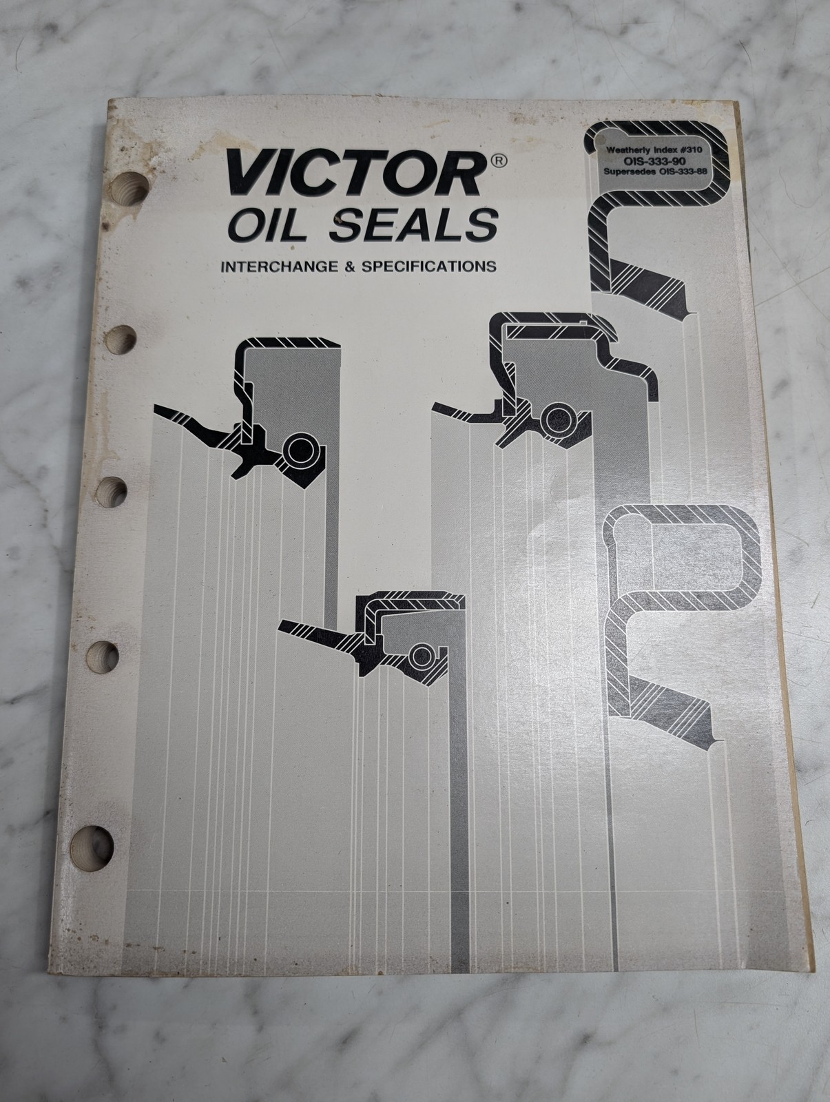 Victor Oil Seals Interchange & Specifications 310 Ois-333-93 Catalog