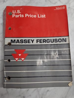 Massey Ferguson Mfu 996 Parts Price List Manual Book Sales Catalog Reference Mf