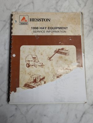 Hesston Agco 1998 Hay Equipment Service Information Manual Repair Maintenance Sh