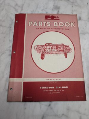 Massey-Harris-Ferguson D-Eo-20 25 Parts Book Manual List Catalog Ferguson Divisi