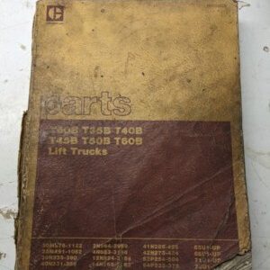 Caterpillar Cat Parts List Book Fork Lift Truck Manual T 30 35 40 45 50 60 B