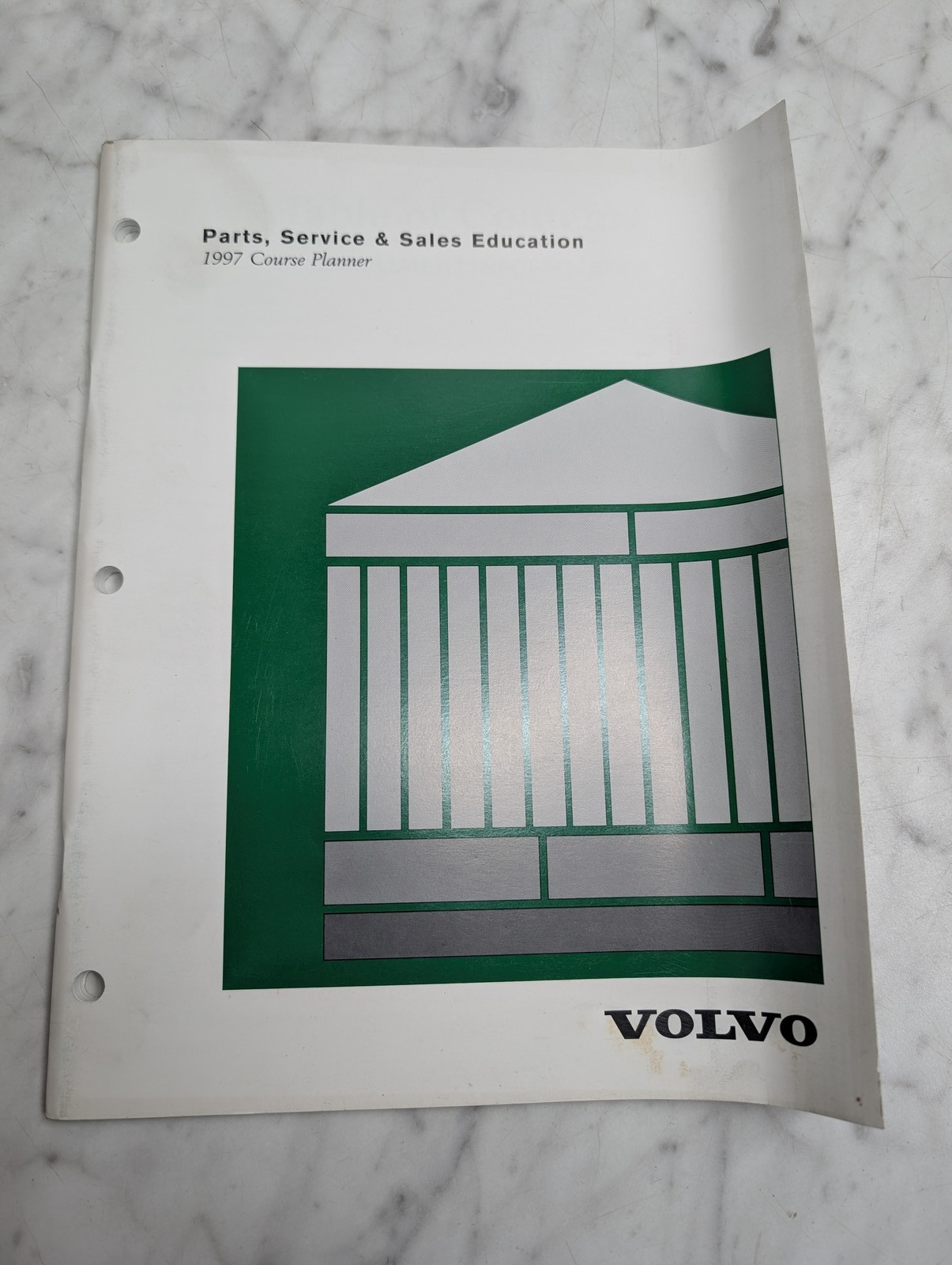 Volvo Parts Service Sales Education 1997 Course Planner Book Reference Guide