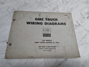 Gmc Truck Wiring Diagrams X-6505 All Models Built After Aug 1964 Manual X-6505