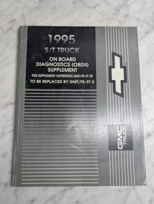 Gmc Truck 1995 S/T On Board Diagnostics Obdii Supplement Manual Guide Book