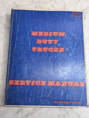 Medium Duty Trucks X-8433 St 331-84 Service Manual Repair Maintenance Shop Book