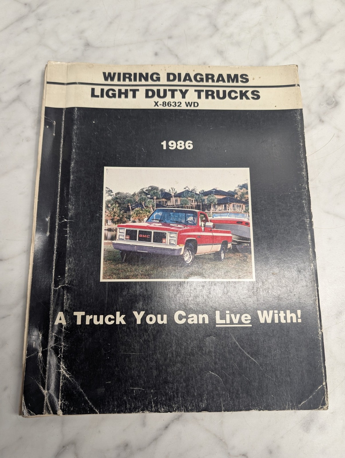 Wiring Diagrams Light Duty Trucks X-8632 Wd 1986 Manual Guide Book Reference