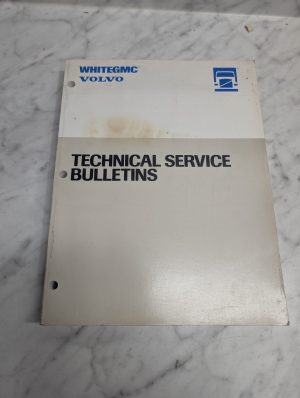 Whitegmc Volvo Technical Service Bulletins Manual Updates Dealer 1989