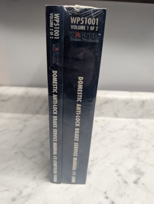 Wagner Brake Products Wp51001 Domestic Anti-Lock Brake Service Manual Book Set