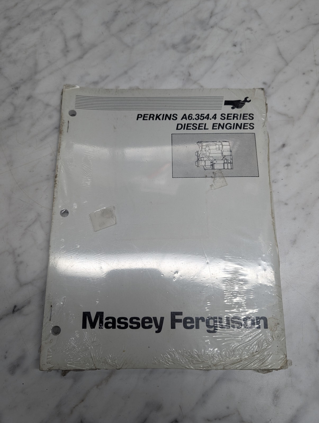 Massey Ferguson Perkins A6.354.4 Series Diesel Engines Manual Service Shop 1993