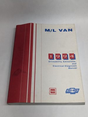 M/L Van 1994 Driveability Emissions Electrical Diagnosis Manual Gmc Chevy Trucks