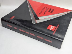 Gmc Truck Sonoma Jimmy X-9329 1993 Service Manual Repair Maintenance Shop Book