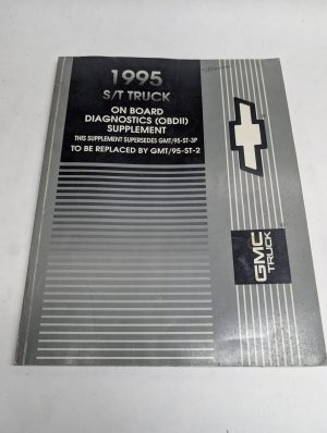 Gmc Truck 1995 S/T Truck On Board Diagnostic Supplement Manual Book 95-St-3P