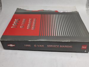 Gmc Truck 1995 G Van Service Manual Repair Maintenance Shop Book