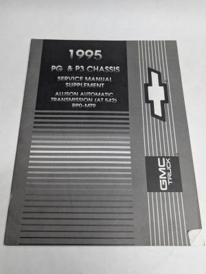 Gmc 1995 Pg P3 Manual Supplement Allison Automatic Transmission Rp0-Mt9 At 542