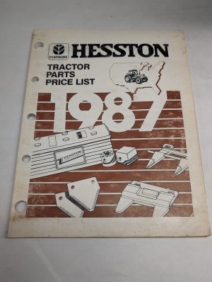 Hesston Fiatagri Tractor Parts Price List Manual Book Sales Catalog 1987