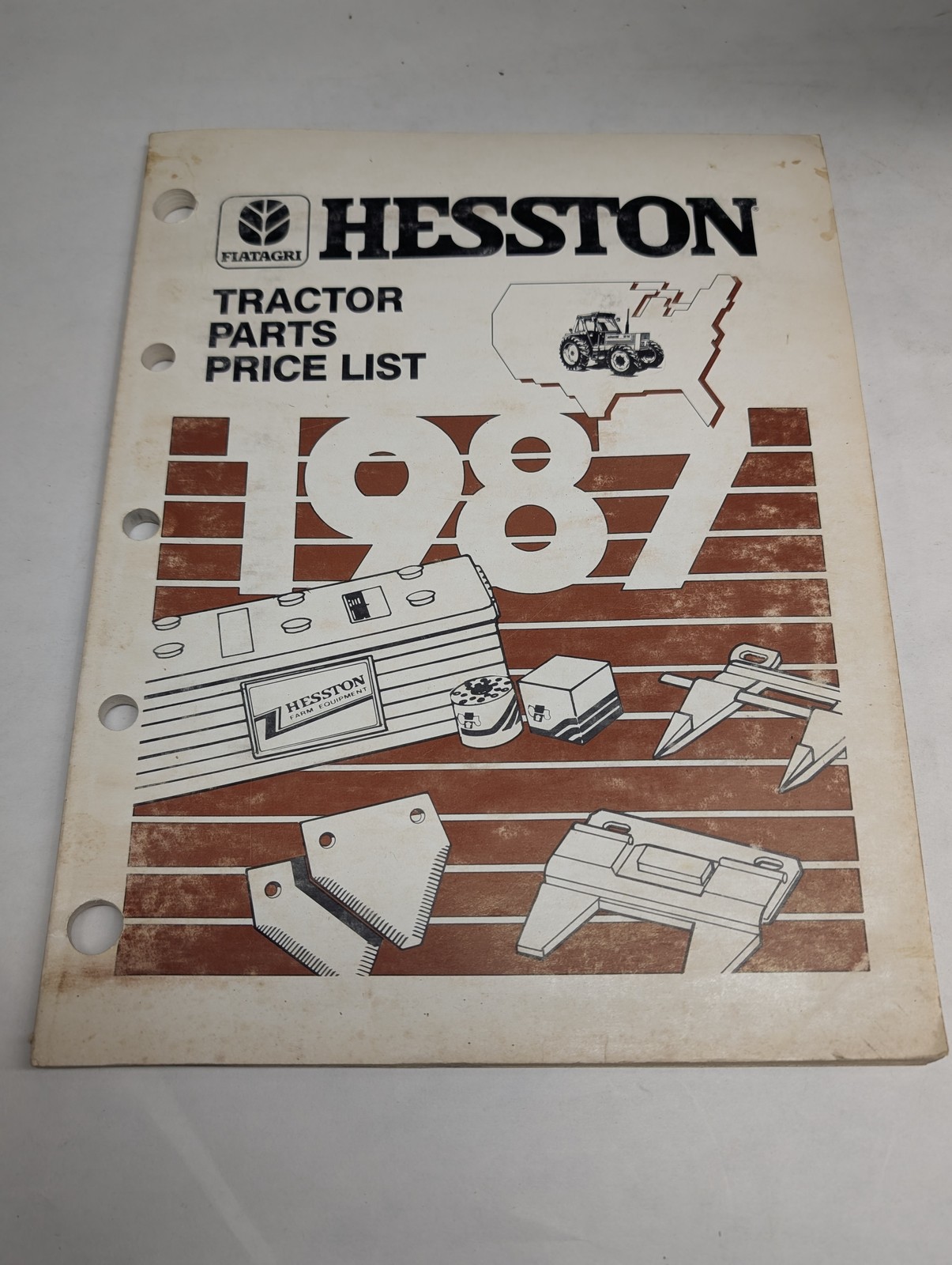 Hesston Fiatagri Tractor Parts Price List Manual Book Sales Catalog 1987