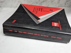 Gmc Truck Sierra Yukon Suburban Crew Cab 3500 Hd X-9331 Service Manual Shop 1993