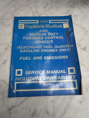 Gmc Truck Topkick Kodiak Medium Duty Forward Control Chassis 1992 Driveability