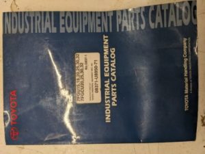 Toyota Forklift Truck Parts List Manual Catalog 7Fgu 15 18 20 25 30 32 7Fgcu