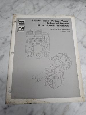 Gmc Truck Pn Kelsey-Hayes Anti-Lock Brakes Tt-94-013-02 Manual Guide Book