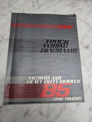 Gmc X-8560A Truck Wiring Diagrams Medium Heavy Duty Models 85 Gmc Trucks Manual