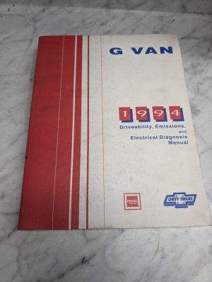 Gmc Chevy Trucks G Van 1994 Driveability Emissions Electrical Diagnosis Manual