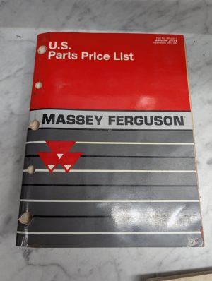 Massey Ferguson Parts Price List Mfu 301 Manual Book Sales Catalog Mf 2001