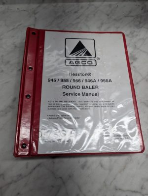 Hesston 945 955 956 946A 956A Round Baler Service Repair Manual 700724358A Oem