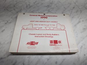 Gmc Chassis Layout Body Builders 1990 Light Med Duty Models Series 10 1500 7000