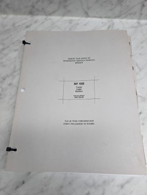 Massey Ferguson Mf 40B Tractor Loader Backhoe 1448 788 Workshop Service Manual
