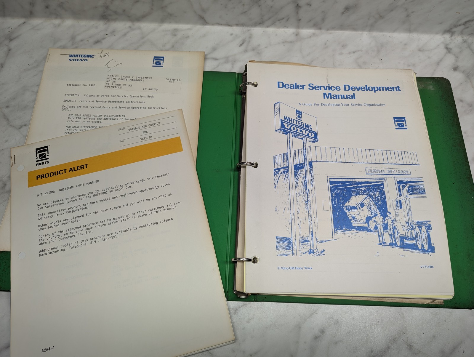 Whitegmc Volvo Dealer Service Development Manual Guide Book Reference Vtn7-004