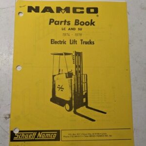 Schaeff Namco Fork Lift Parts List Book Manual Lc Su 1974-1978 Electric