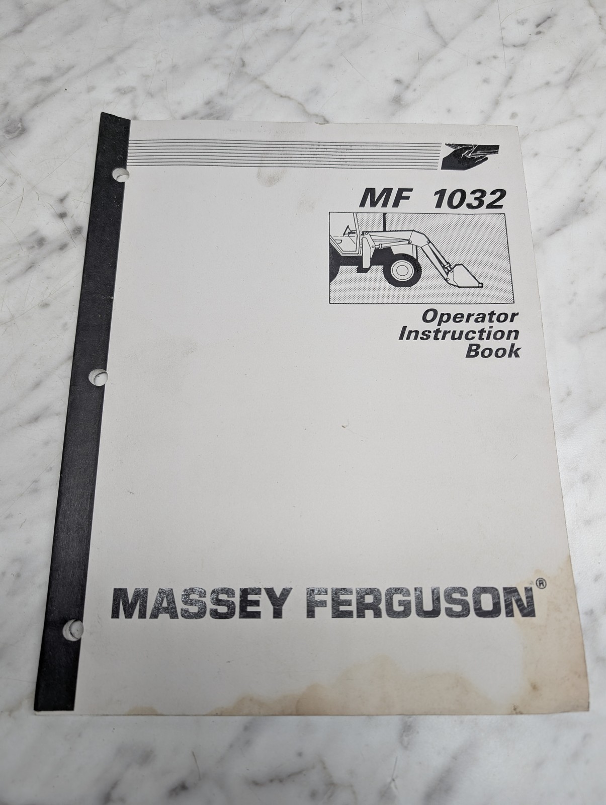 Massey Ferguson 1032 Operator Instruction Book Manual Owners Guide Reference Mf