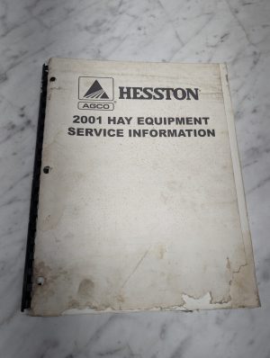 Hesston Agco 2001 Hay Equipment Service Information Manual Repair Maintenance Sh