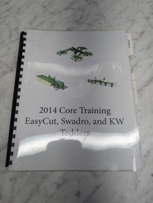 2014 Core Training Easycut Swadro Kw Tedders Manual Guide Book Reference