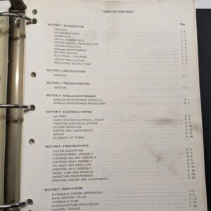 Hyster Service Manual Fork Lift Sitdrive E20A E25A E30As Repair Shop Book