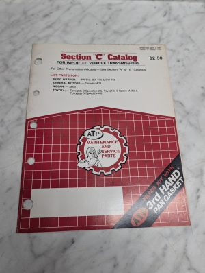 Atp Section C Imported Vehicle Automatic Transmissions Service Parts List 1981