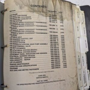 Hyster Service Manual Spacesaver Challenger S H 25 30 35 Xl Repair Book 1992