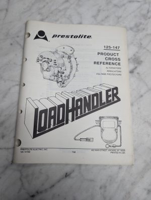 Prestolite 125-147 Product Cross Reference Manual Alternators Regulators 7/88