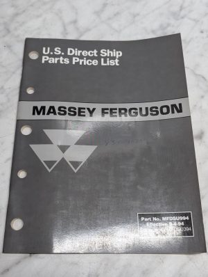Massey Ferguson Mfdsu994 Parts Price List Manual Book Catalog Reference 1994