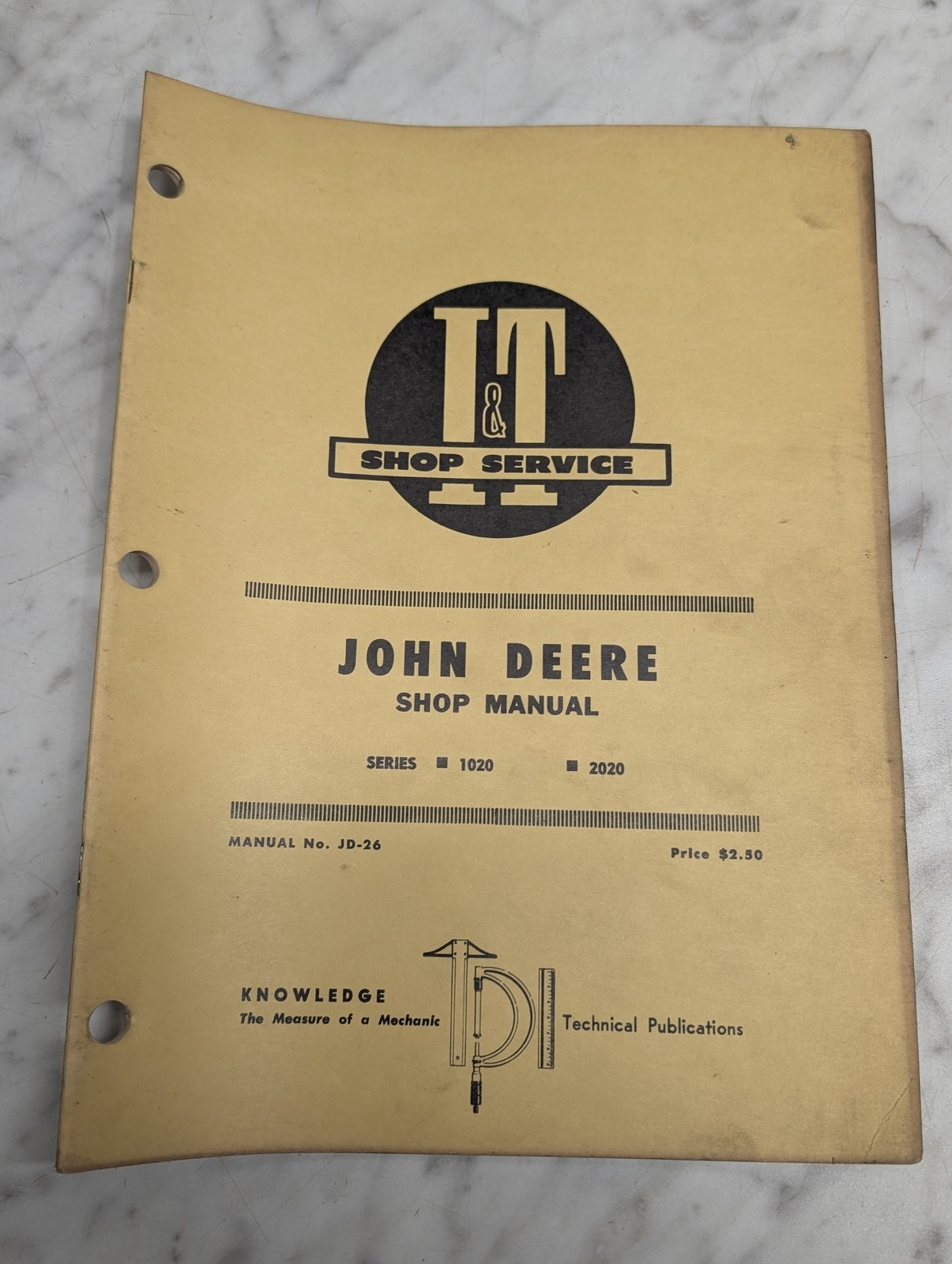John Deere Shop Manual Series 1020 2020 Service Repair Maintenance Shop Jd-26