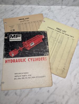 Massey Ferguson Hydraulic Cylinders Specifications Parts Price List Manual