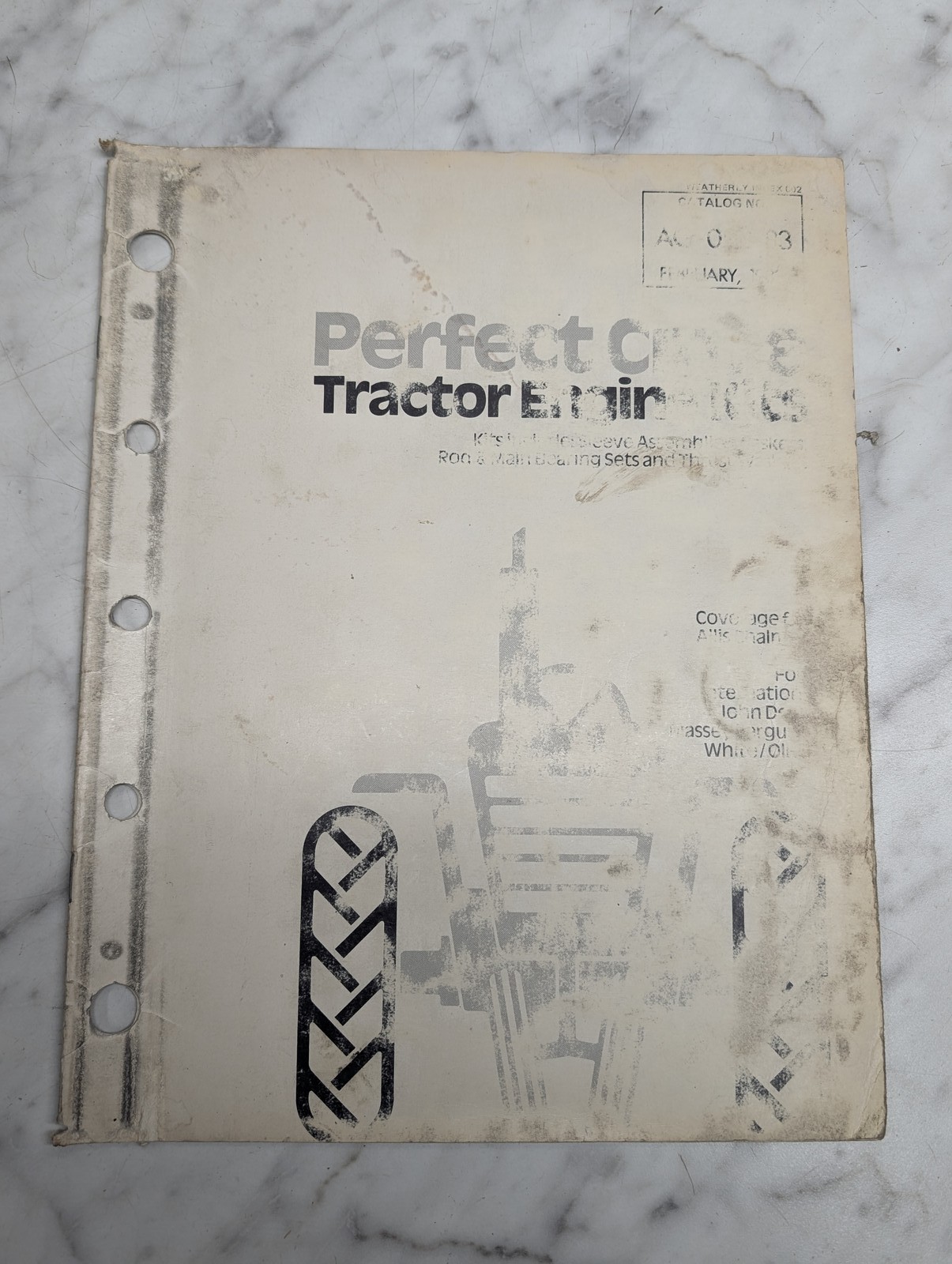 Perfect Circle Tractor Engine Catalog List Book February Brochure Literature