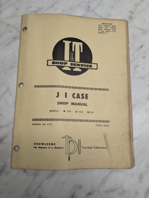 J I Case Models 1270 1370 1570 Shop Manual Service Repair It I&T C-32