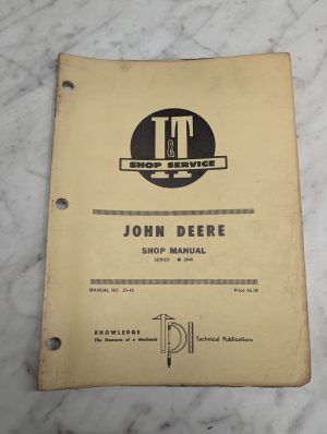 John Deere 2840 Shop Manual It Jd-42 Service Repair Maintenance Shop Manual I&T