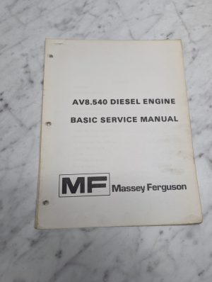 Massey Ferguson Av8.540 Diesel Engine Basic Service Manual Repair Shop
